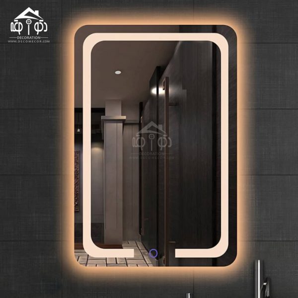 آینه لمسی مدل مستطیل سایز 50*70