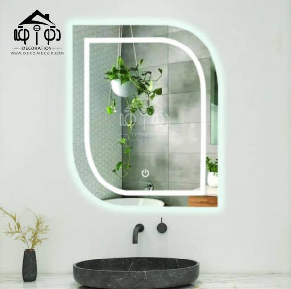 آینه لمسی مدل مستطیل سایز 60*80