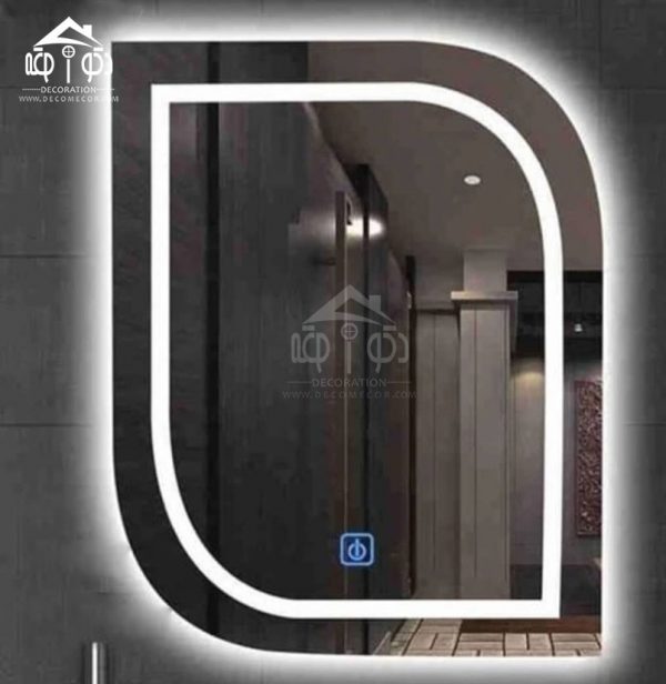 آینه لمسی مدل مستطیل سایز 60*80