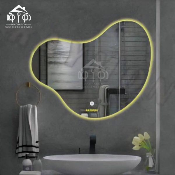 آینه لمسی مدل دفرمه سایز 60*80