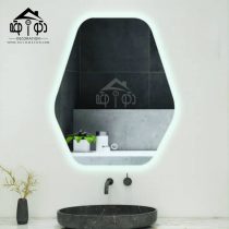 آینه لمسی مدل چندضلعی سایز 55*75