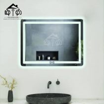 آینه لمسی مدل مستطیل نواری سایز 80*60