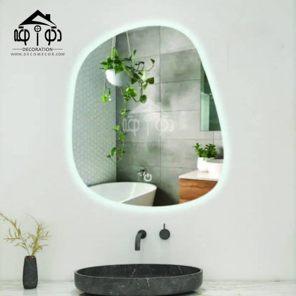 آینه لمسی مدل دفرمه سایز 50*70