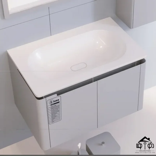 روشویی کابینتی مدل کارولین سایز 73