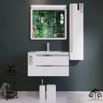 روشویی کابینتی مدل کلودیا سایز 80