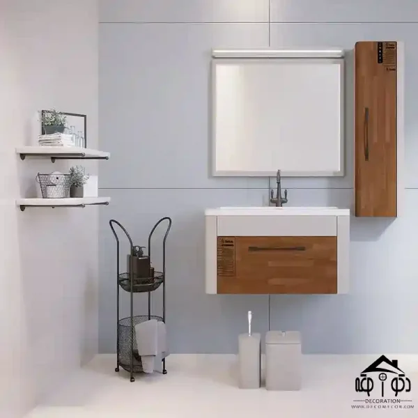 روشویی کابینتی مدل پائولا سایز 80