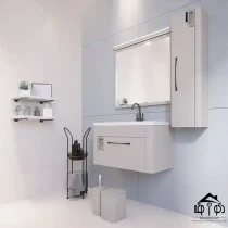 روشویی کابینتی مدل پائولا سایز 80