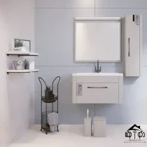روشویی کابینتی مدل پائولا سایز 80
