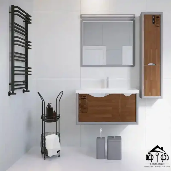 روشویی کابینتی مدل پرنیان سایز 80