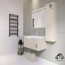 روشویی کابینتی مدل پرنیان سایز 80