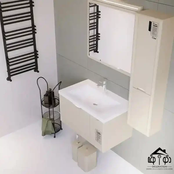 روشویی کابینتی مدل پرنیان سایز 80